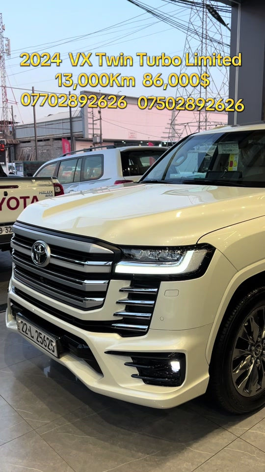 #iran #iraq #erbil #kurdistan #toyota  2024 VX Twin Turbo Limited  13,000Km  86,000$   ***********  ***********
