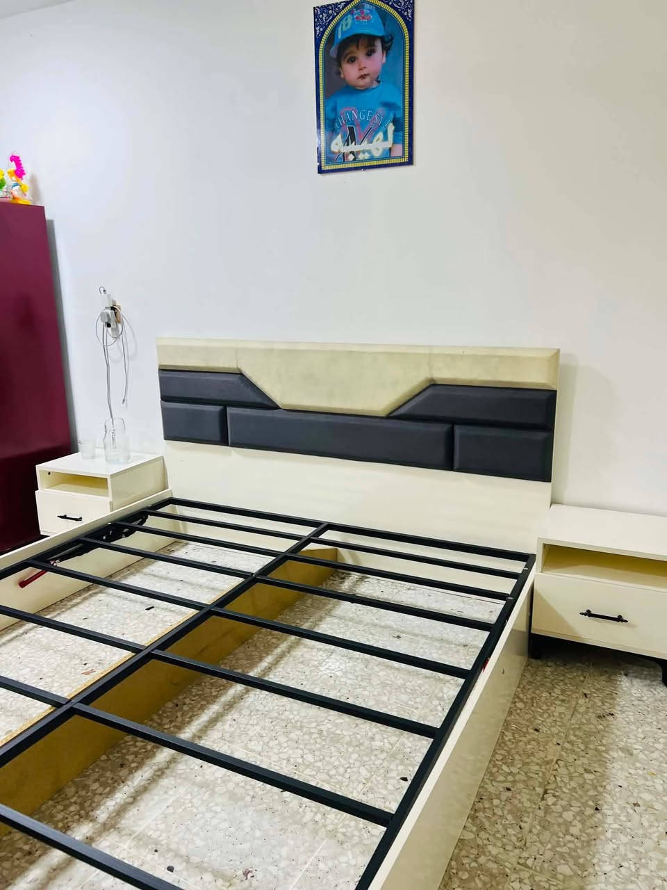غرفه تركيه   5قطع   نظافته 95/💯💥سرير مخزن برغي🔩 وجووي حديد موديل حديث
سعره 500

واصل شد ونقل داخل بغداد مجانآ

توصيل محافظات أجوور نقل للحجز والاستفسار اخذ سكرين وتفضل واتس اب *********** تتوفر انواع الغرف
