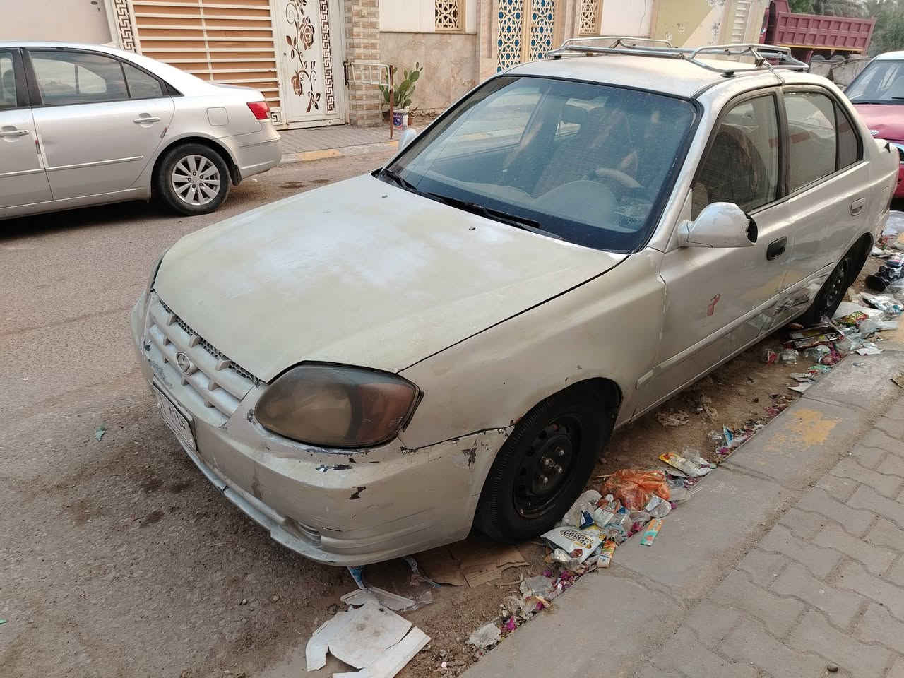 سياره اكسنت فيرنا مديل ٢٠٠٥  سنويه ساقطه صار ٤ اشهر مكانه نجف سياره نقصه ترتيب وحداديه خلفيه كير اوتماتيك  سعرها ٣٥ وبيه مجال للاتصال ***********
