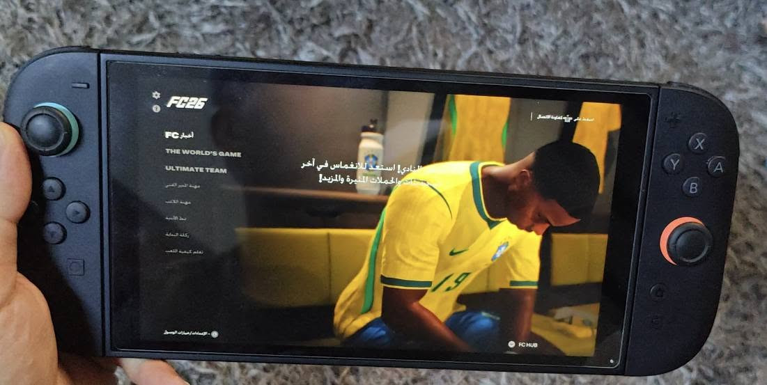 السلام عليكم..
نينتندو سويتج 2 
Nintendo switch 2 
نظافه 95٪ مثل ما موضح بالصور شخط واحد مابي
الجهاز ويه الكارتونه حيل نظيفه كامل الملحقات كلها
انطيك وياهن إضافات:
🟦 لاصق حماية للشاشة اصلي مخلي على الجهاز 
🟦 الجهاز بي حساب يبقه الك بي العاب أونلاين ((انتبه العاب الك وحدك تلعب أونلاين طبيعي مو حسابات اوفلاين افتح نت براحتك))
الالعاب عدد ٥ ماعرفهن تلكه صورهن جوه وحده منهم فيفا ٢٦ اونلاين 
🟦 يحتوي على اشتراك نينتندو سنوي بس ماعرف كم شهر باقي بي
🟦 جنطه ماريو جديده 
🔴🔴 عندي على صفحة يده احترافيه اصليه ماركه خامه تخبل وثكيله يشتغل الرجاج مالتها بس بيها (مشكله) أعتبرها فحم مدا تكنك ماعرف ليش كامله هي وكارتونه ومنول اخذها ((هديه)) ما أحتاجها اذا اشتغلت عندك او صلحتها  الف عافيه 🔴🔴
##########
السعر 590الف قفل
للتواصل الخاص مفتوح 
توصيل موجود افحص واستلم
