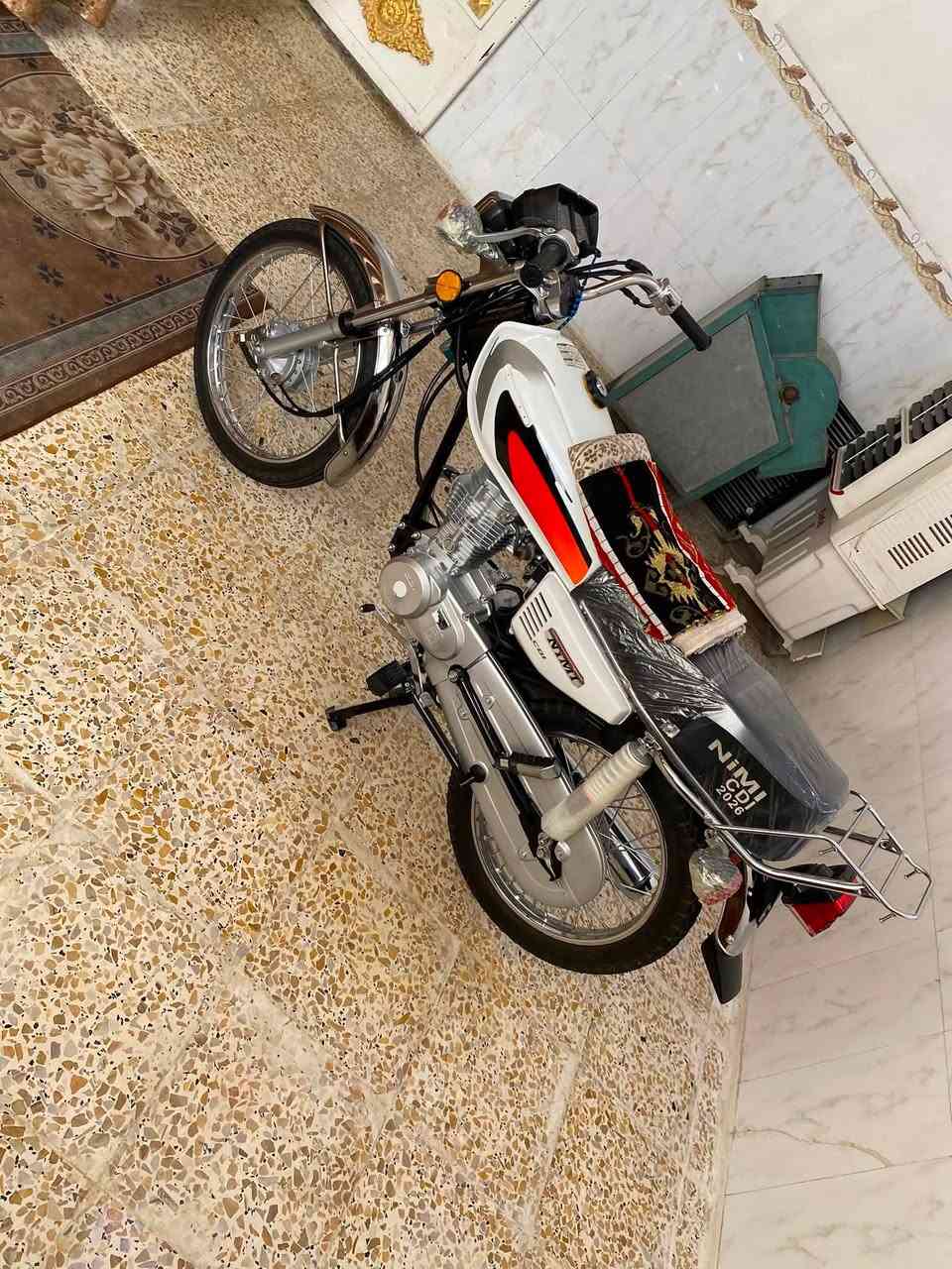 السلام عليكم ...🤍... نامه  متياز مديل 2027شبه شلامجه  اوراق صارله شهر من طالعه من المعرض جاهزه دراجه مكفوله كفاله عامه  العنوان كربلاء المقدسه قرب مستشفى الكفيل رقم {***********} السعر 750 وبيه مجال …🤍...✨
