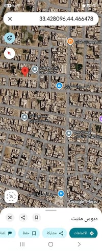 قطعة ارض للبيع / المساحة ١٠٠م والسعر ١٣ ونص وبيهة مجال  العنوان الحميد...