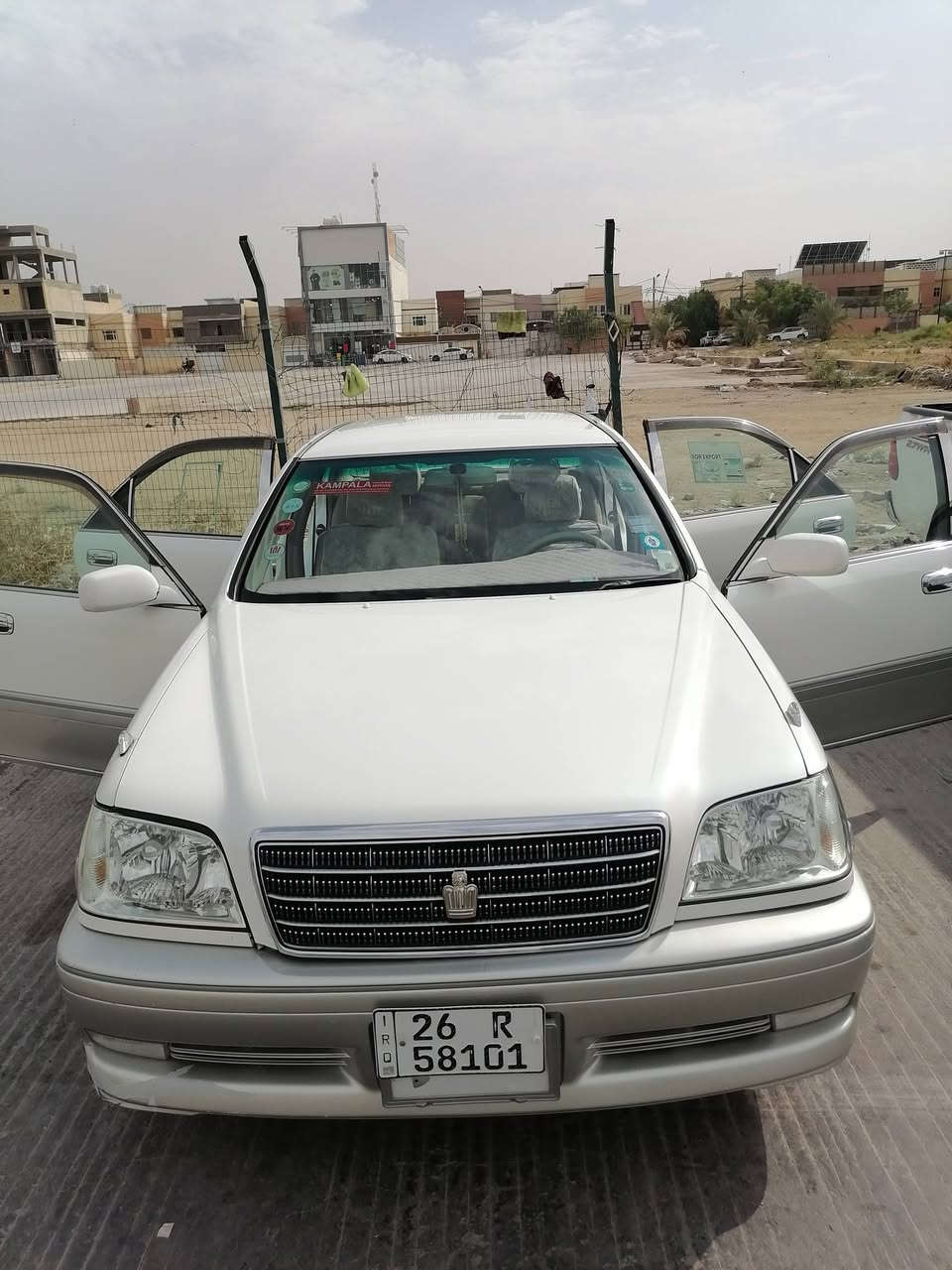 سلام عليكم
تويوتا كراون  

قرار 48

رقم صلاح الدين تحويل ثاني يوم 

كفاله عامه 

مديل2000

شاصي 75

محرك D4جبير 

4دكم 

4كشنات كهربائي ⚡️ 

كشتات جلد 

برده خلفيه 

استيرن كهربائي

ويل نجمه 

مكان نجف  

السعر125وبيها مجال 

استفسار اتصال على ***********
