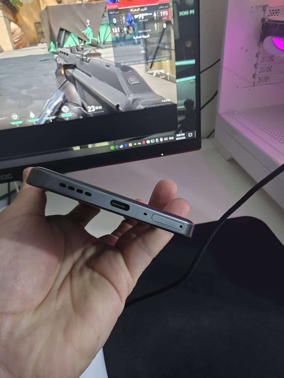 Realme GT 7T 256gb       %نظافة 100
للبيع فقط بدون مراوس جهاز اخو الجديد عالمي فلاكشب من افضل الاجهزة الي ممكن تجنيها
فقط شاحنتة الاصليه 120w والكفر الاصلي شفاف جديد
مضمون من البيت وبي ضمان انطيك
اخوان السعر نهائي دينار ما ابيع اقل لحد يعاملني ويجي مجهول هوية يكتب سعر اقل مراح اجاوبه اصلا السعرر قفلللل 500 نهائي مكاني بغداد الحرية ومتوفر توصيل ***********
