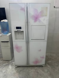 ثلاجه سامسونك نظام بخاخ شغاله وتجميد فول نظافه ٩٠ بالميه سعرها ٣٥٠ وبي...