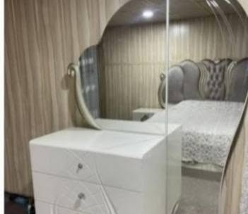 غرفة نوم ضخمة (٦) قطع خشب قوية جدا مع دوشك تواصل ***********
