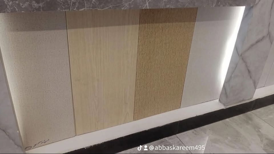 تغليف جدار بلاستك طول 6 م و 3م عرض30 سم 

جمله و مفرد *********** شارع سعدون 

عباس كريم الديكور الحديث

نص مكتوب في الصور:
- @abbaskareem495