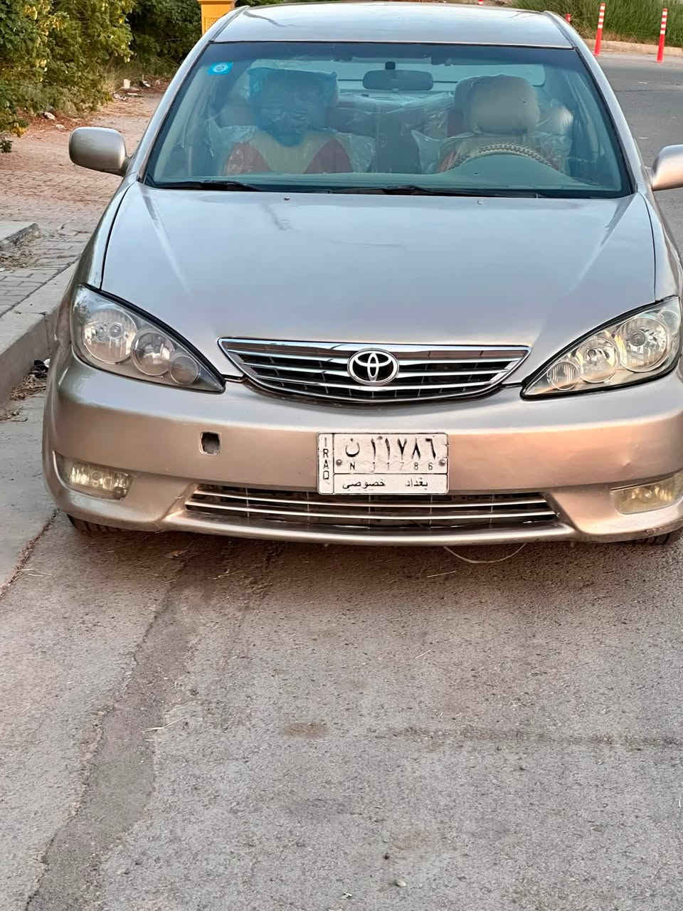 السلام عليكم
كامري 2002 وارد أمريكي رقم بغداد مشروع وطني صبغ عام جمالية مكفوله من حادث ليبل واحد محرك گير صدر تخم تاير كله جديد تبريد شغال ترايك وين متريد ترايها كلش حلو بالعافيه على الياخذها السعر 75وبيها مجال قليل كلش اعتقد ماكو هيج سعر للاستفسار *********** مكان السياره صلاح الدين الضلوعية او بلد
