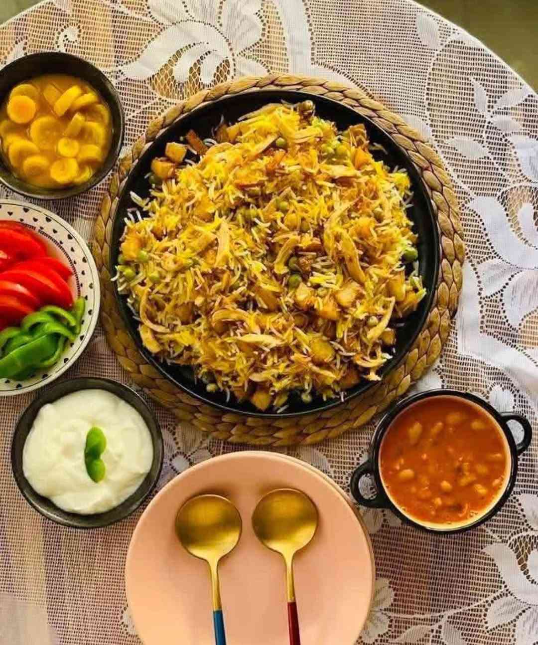 برياني دجاج • دجاج ذبح • خناقين