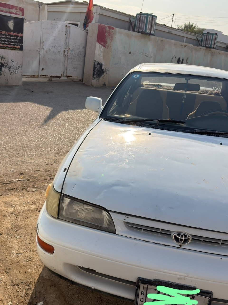 كورلا 91 اوتماتيك مكينه ١٨٠٠ تبريد شغال باسمي داخله هزه كلشي كامل بيها رقم انكليزي مداور ثاني السياره بأسمي 
السعر خاص او تتصل على رقمي ***********
