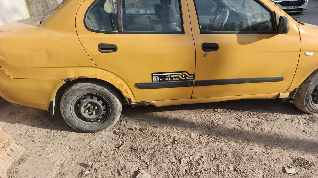 ‏للبيع طيبة تاكسي موديل 2015 🚕
‏
‏🔸 اللون: أصفر تاكسي
‏🔸 الرقم: باسم المالك
‏🔸 الموديل: 2015
‏🔸 المكينة: تبخر وتشتغل
‏🔸 السيارة بشكل عام جاهزة للاستخدام
‏🔸 بيها بعض الخياسات بالداير الجاملغ الخلفي 
‏🔸 التبريد يحتاج كومبريسر
‏
‏
‏السيارة مناسبة للي يريدها للشغل أو الاستخدام اليومي، وكلشي مبين وواضح للمشتري.
‏
‏💰 السعر: [25]
‏📍 المكان: [الغزالية]
‏📞 للاتصال: [***********]
‏
