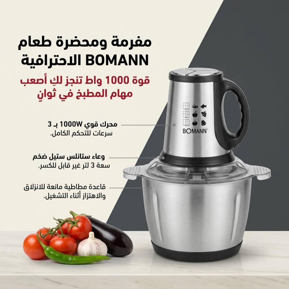 فرامة طعام • BOM-7703 • جديدة