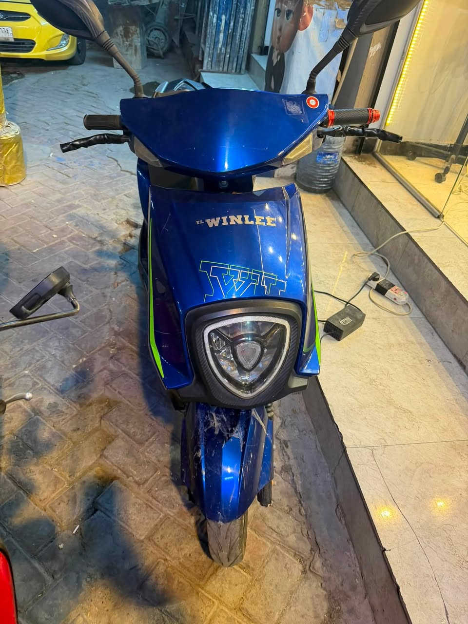 دراجة سكنس شحن للبيع بطاريات جديده ع فحص سعر 500 بيها مجال مكاني بغداد اعظمية للتواصل خاص او رقم 
***********
