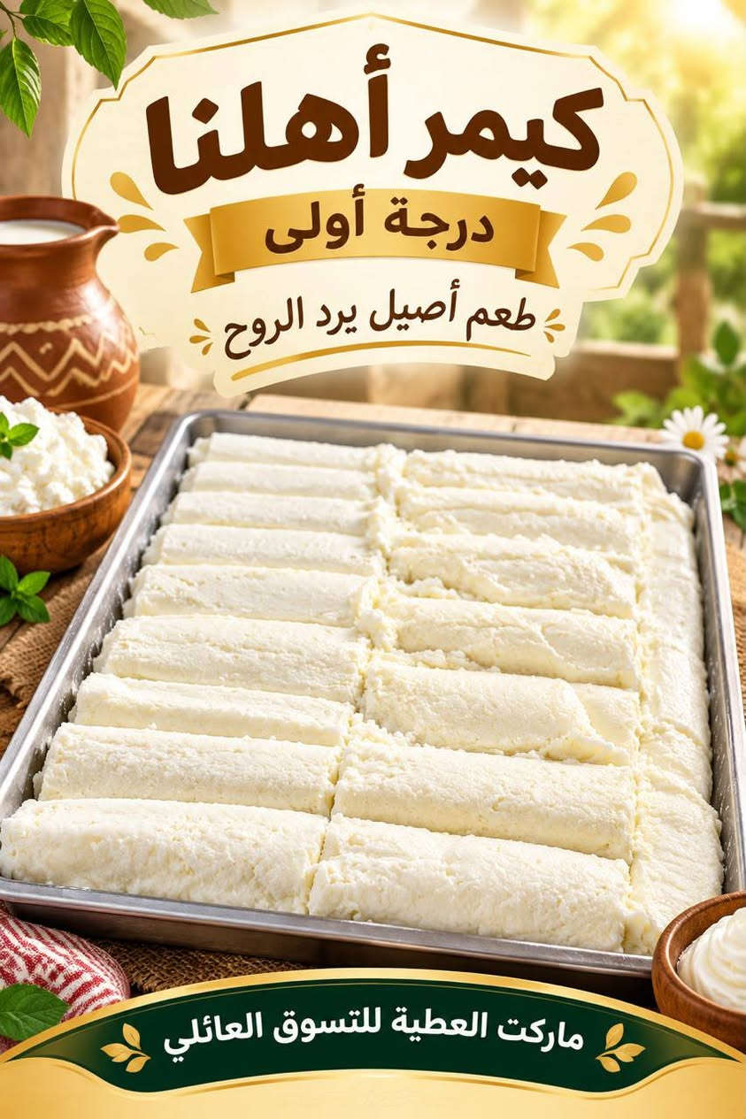 ماركت العطية • لبن غنم • القيارة