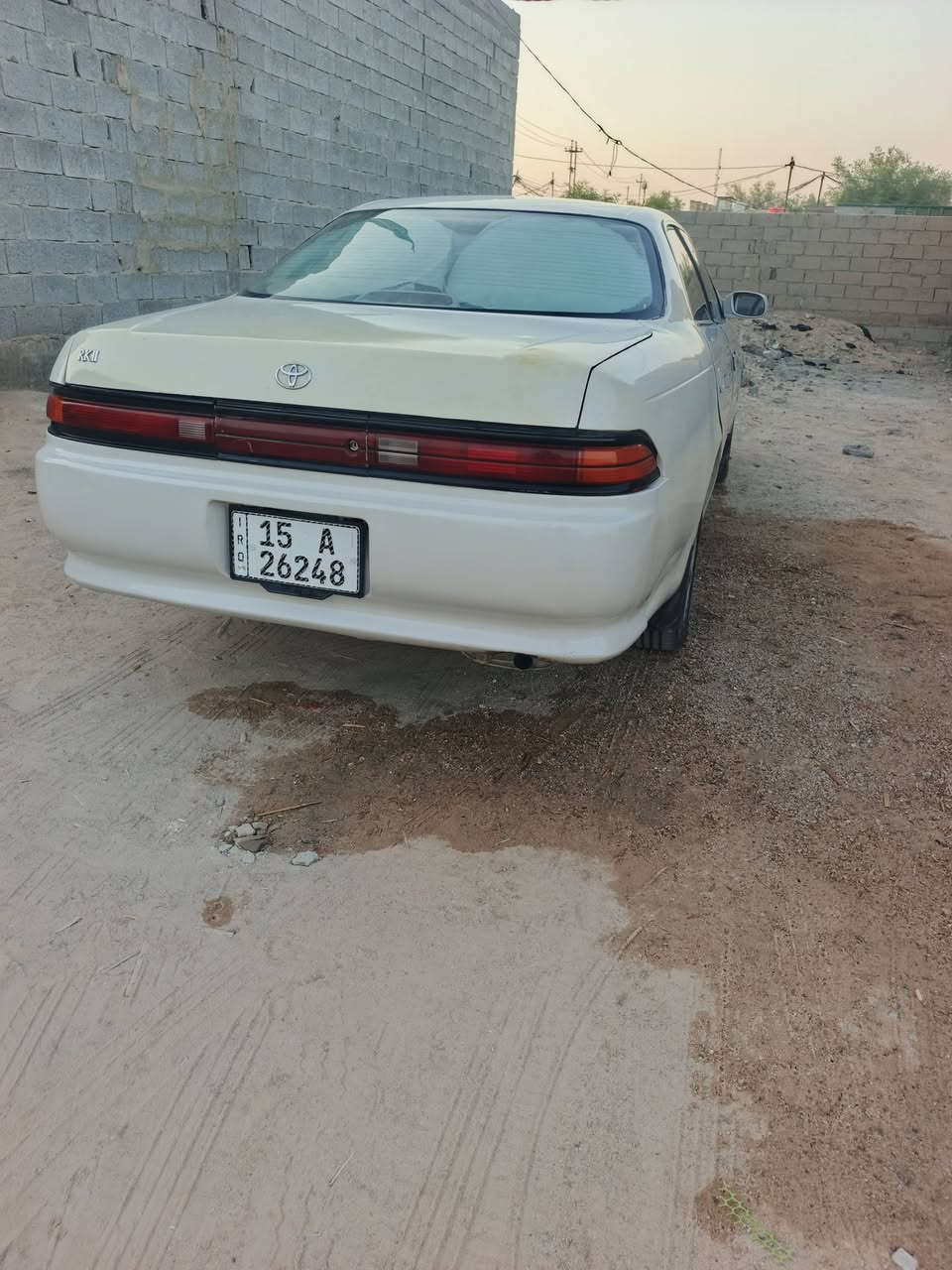 السلام عليكم 
مارك موديل 95
رقم نكليزي مصفره 
كرهبات شغاله كله
محرك كير خير من الله 
سياره بيه كصه 
السعر 50 وشراي اله حكه
مكان النجف كوفه 
(***********)
