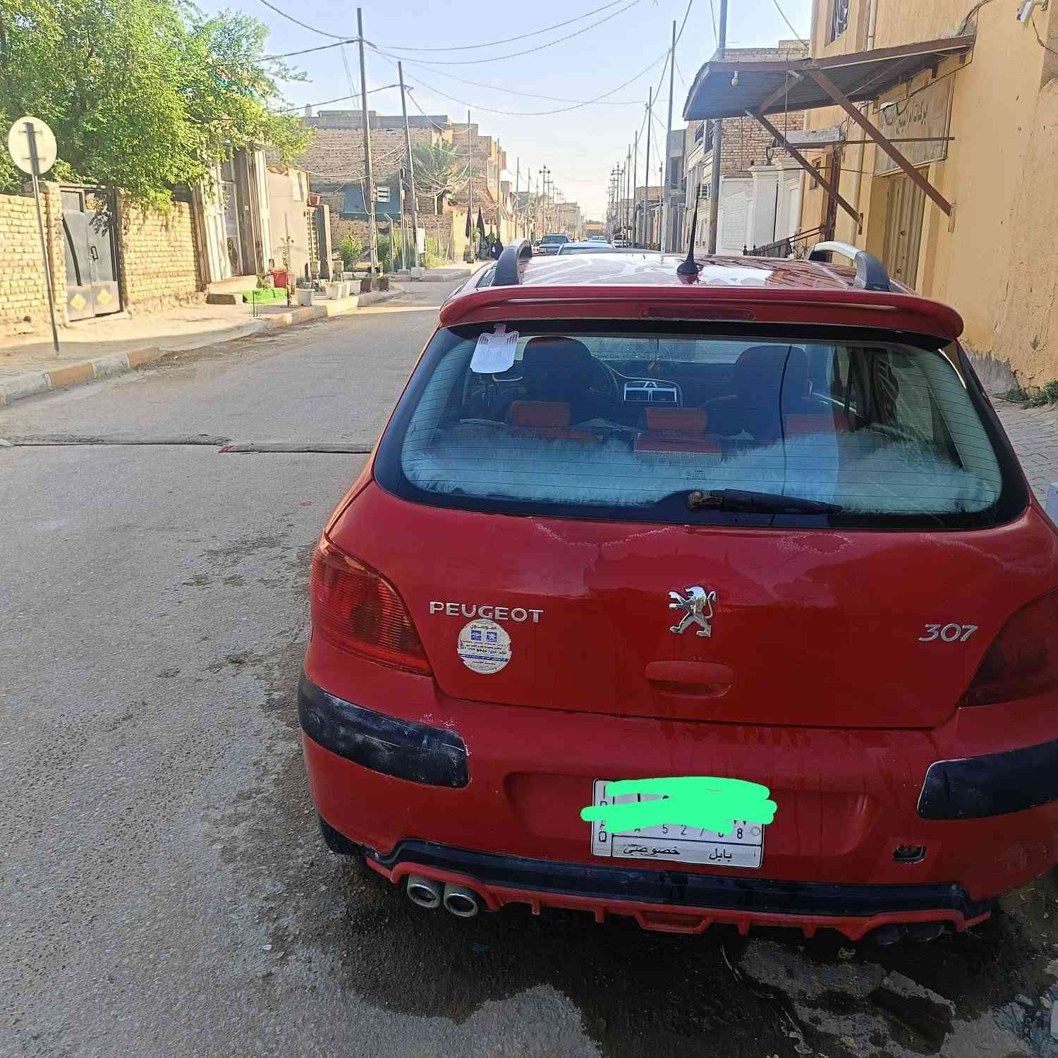 السلام عليكم،بيجو 307،فرنسي للبيع رقم بابل السعر 40 وبيه مجال ‏‪***********‬‏
