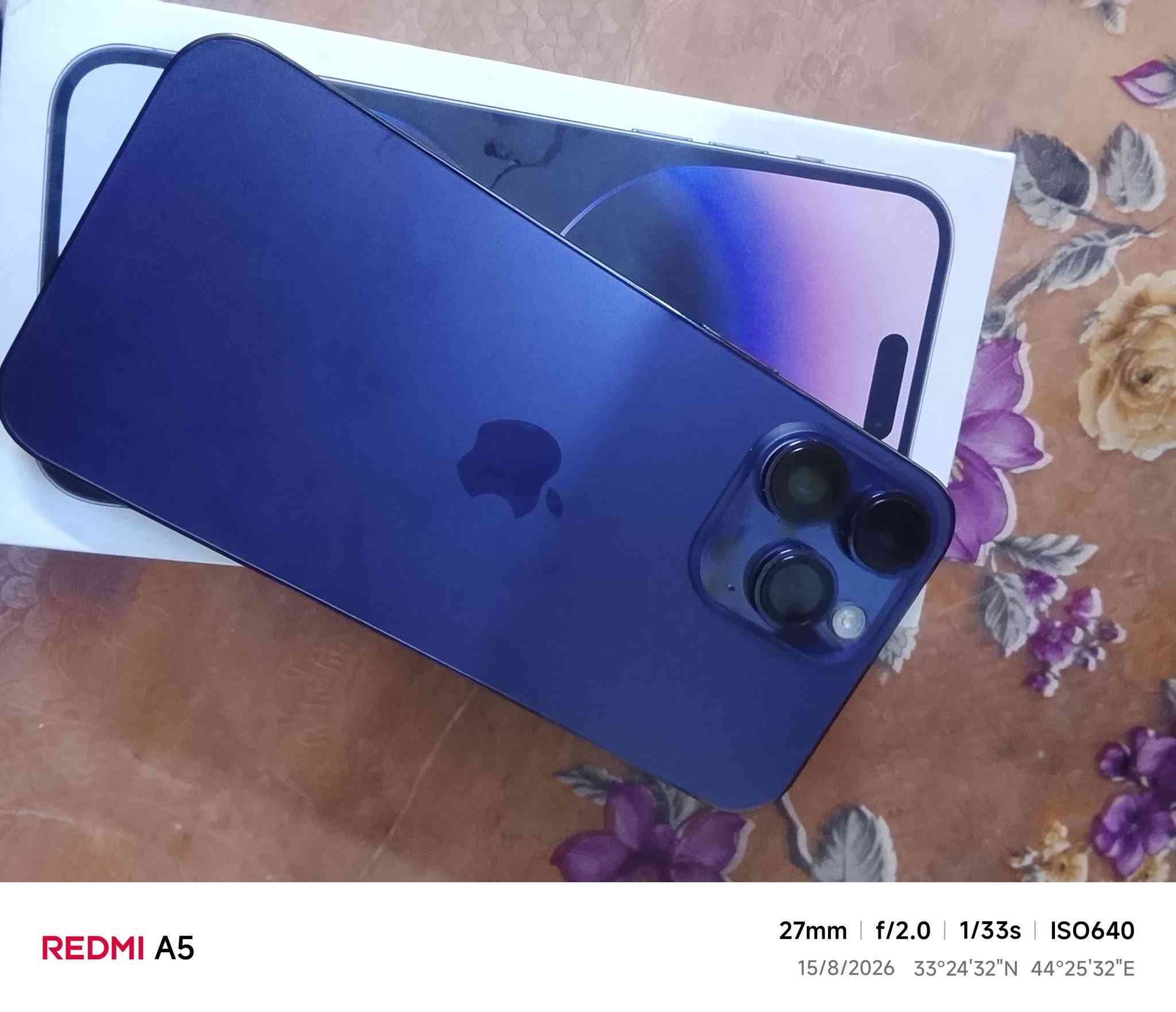 ايفون 14 برو ماكس شرق اوسط مبدل شاشة اصلية لا شكل ولا شي بطارية هم اصلية جهاز نضيف ويا كارتونة بس مو مالتة الكارتونة جهاز كلة شغال فيس ايدي شغال سمكارت شغال ذاكرة 256 مكاني ببغداد حي اور رقمي *********** سعرة 575
