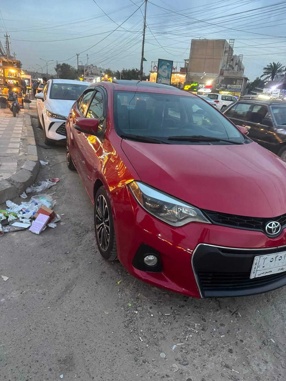 كورلا  2014     فئة S
فول مواصفات
محرك   كير   مكفول
تخم تاير   قبل شهرين شاده
صدر جديد
كهربائيات كله  شغالة
صور حادث بالمنشور
سعر  10000$ وبيه مجال
مكان السياره بغداد الدوره
***********
متواجدوت ساب
