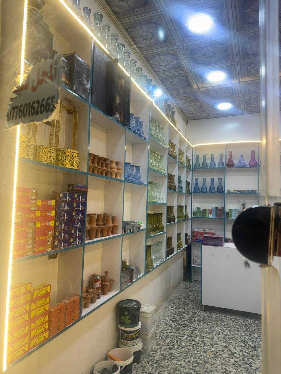 ديكور واغراض نراكيل للبيع العنوان كربلاء البوبيات قرب أسواق الجوادين للا ستفسار ***********
