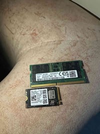 رام 16 gb 5600 ddr5 هارد m.2 1T samsung gen 4 جيل رابع هيلث 100‎%‎  ال...
