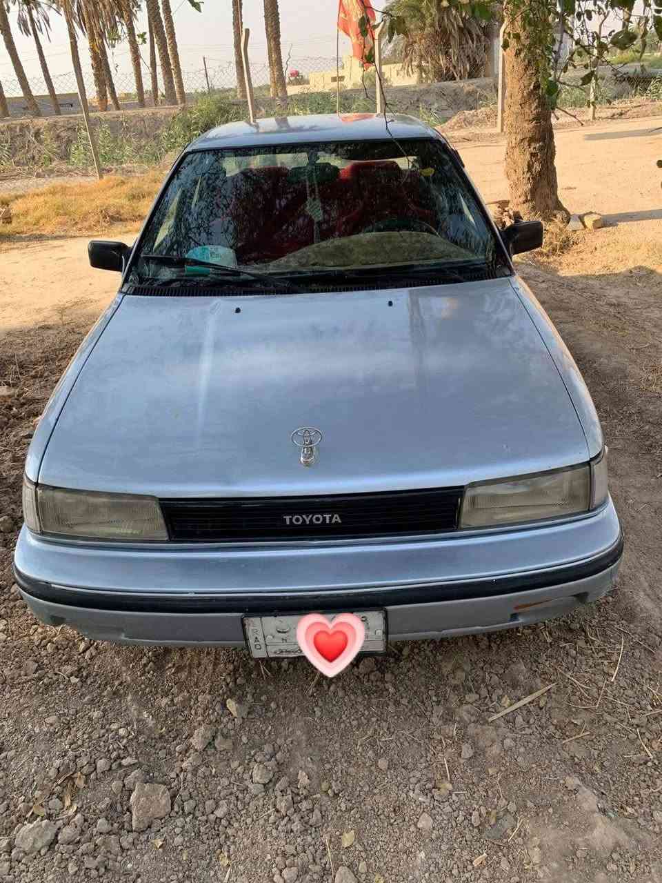 كورلا 1992 يسره بلاد اوتماتيك 
كير ومكينة 1600 شرط الفحص اقتصادية كلش ومكينه ناعمه حيل حدادية حلوه ، مصبوغة عام لجمالية قبل شهر مبدل تواير + باتري اول امس شاده لايت مسويه بيدي عالي ناصي بك لايت وسطابات واشاير كله شغال ، سيارة كفالة عامة من الضربة والتچيه والاصوليات والعيب الشرعي والغرامات تجي تگلب براحتك ، غرفتها حلوه بطاين بوب وتنته ودشبول بحاله جيده مثل ماموضح بلصور 
سيارة حلوه مال جناي مكان السيارة ناصرية مركز راعيها ابو السنوية بسوك الشيوخ اوصل المشتري اله 
السعر ع الخاص وانا بالخدمة ***********
