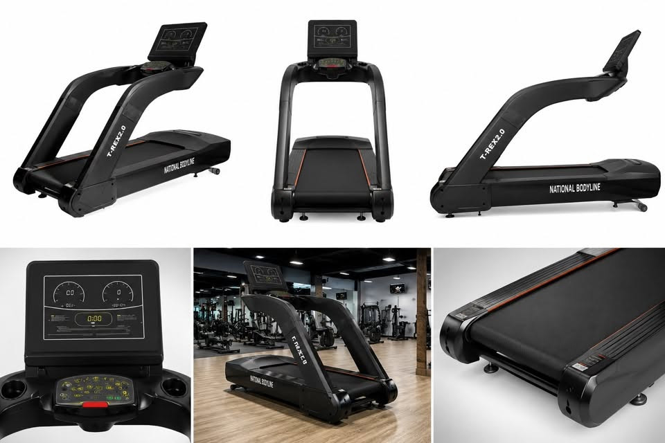 🏃‍♂️ National Bodyline T-REX 2.0
جهاز سير كهربائي احترافي (Commercial Treadmill)

المواصفات:

* محرك AC بقوة 8 HP (4 HP تشغيل مستمر).
* سرعة من 1 إلى 20 كم/ساعة.
* ميلان كهربائي أوتوماتيكي 20 مستوى.
* مساحة الجري 59 × 162 سم.
* يتحمل وزن حتى 200 كغم.
* شاشة LED تعرض:
    * الوقت
    * السرعة
    * المسافة
    * السعرات الحرارية
    * النبض
* نظام امتصاص صدمات لحماية الركبتين والمفاصل.
* هيكل تجاري قوي للاستخدام المكثف.
* مناسب للنوادي الرياضية، الفنادق، ومراكز اللياقة
المكان : الديوانية 
للتواصل خاص او على الرقم 
***********
