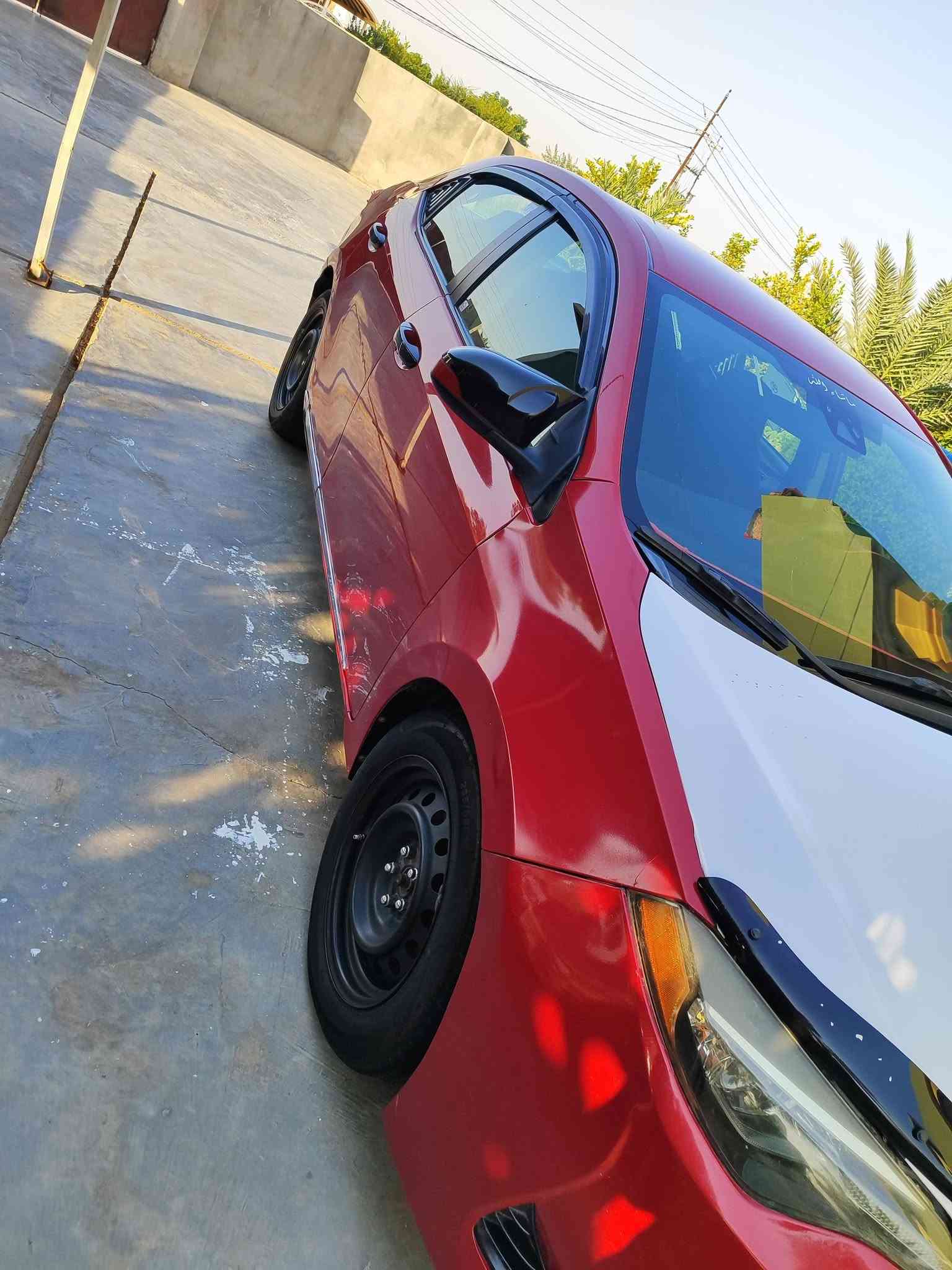 السلام عليكم
كورلا موديل 19 أمريكي 
رقم أربيل 
مواصفات LE
سنوية لل 30 
ماشية 120 ميل
محرك 1800
كير سي في تي مكفول مبدل دهن وفلتر قبل اسبوع 
تبريد ثلج 
تخم تاير
صدر امامي خلفي جديد 
ضرر جامرلغ امامي وحافة البنيد بدون دواخل وبيها هنا صبغ نص بالباب الخلفي الجهة اليمنى اثر شخط وصورته قبل الصبغ 
تحويل ثاني يوم 
السعر 130 وبيها مجال 
مكاني ديالى الوجيهيه 
***********
