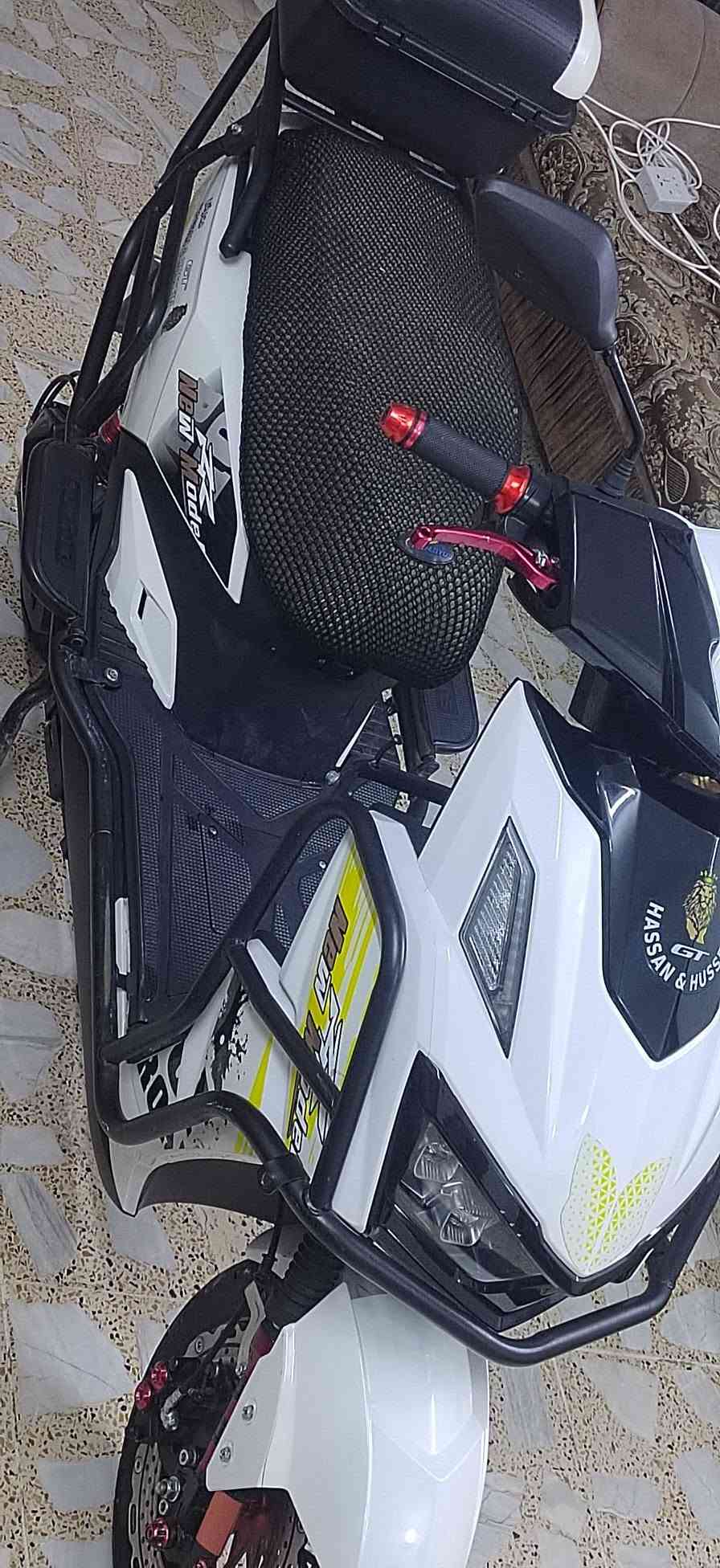 سلام عليكم دراجه شحن جديده جدا بطاريه مسطره اي نقص مابيها فول السعر٦٥٠ وبيها مجال مكاني بغداد حي ور***********
