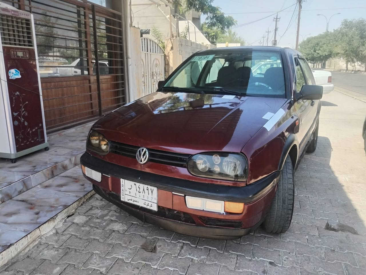 كولف نفخ موديل ١٩٩٤محرك ١٨ باور تبريد كير اوتوماتيك بدون ضربه صبغ جماليه فقط شرط شواصي تكمات سقف حوض كله بالشرط مشروع وطني لحد ٢٨بي دفتر بانزين  صدر تايرات بشرط سعره٣٦وبي مجال *********** كركوك حي الوحدة
