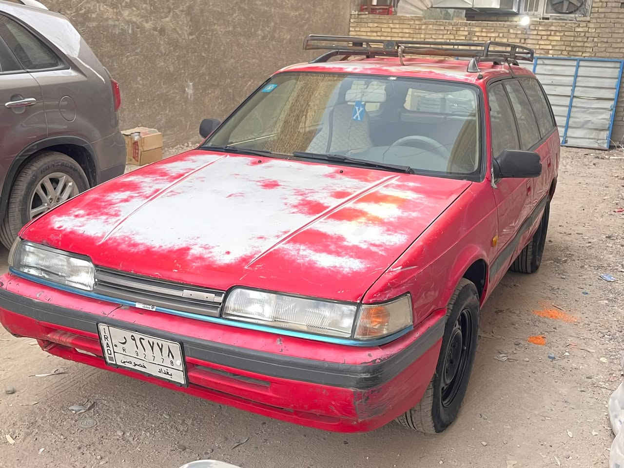سلام عليكم 

مازدا 626 استيشن رقم بغداد تحويل مباشر 
باسمي شرط التحويل
السيارة مكفولة من الضربة والعيب الشرعي بدون تعمير 
سيارة خير من الله كير مكينه كله جاهز 
ترايك وين مايعجبك نكرة سلف مابيهة نقص
سيارة نضيفة وخير من الله مال شغل وكراب
مكاني بغداد الرصافة 
السعر 33 وبيهة مجال 
او امراوس بكية حمل واطي فرق 
رقمي ***********
