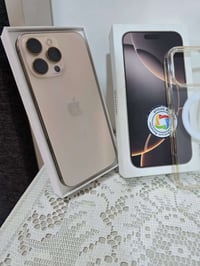 ورحمه الله 16 برو ماكس بطاريه 99  ذاكره 256 ضمان ماستر لون صحراوي دزرت...