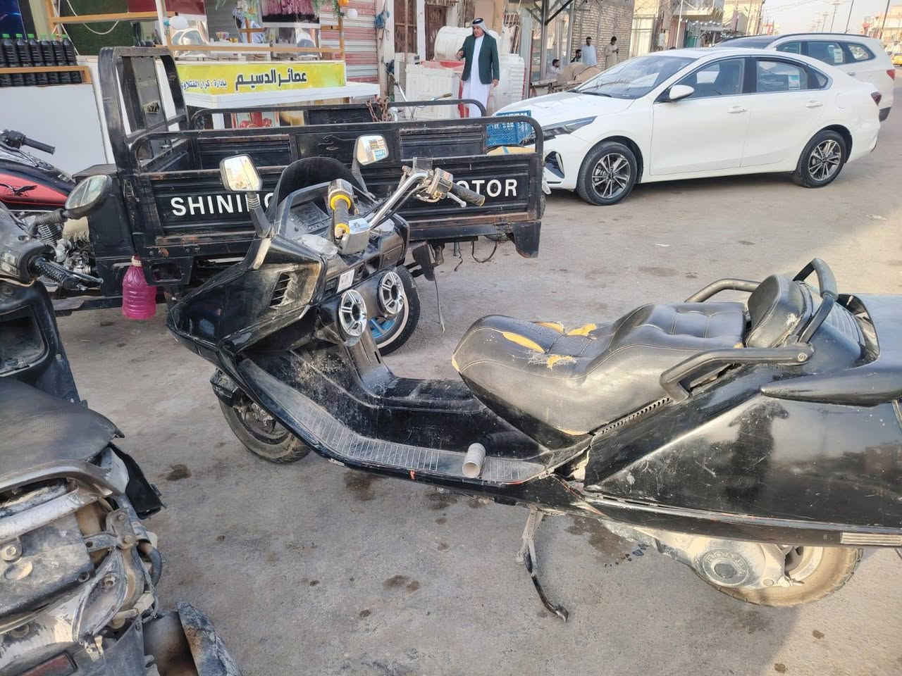 سلام عليكم  دراجه فيوجن للبيع
كلشي مابيها بس عوزها كفرات 
الدراجه مفتوحه 
السعر 500 الخاص موجود 
وهذا رقمي 
***********
