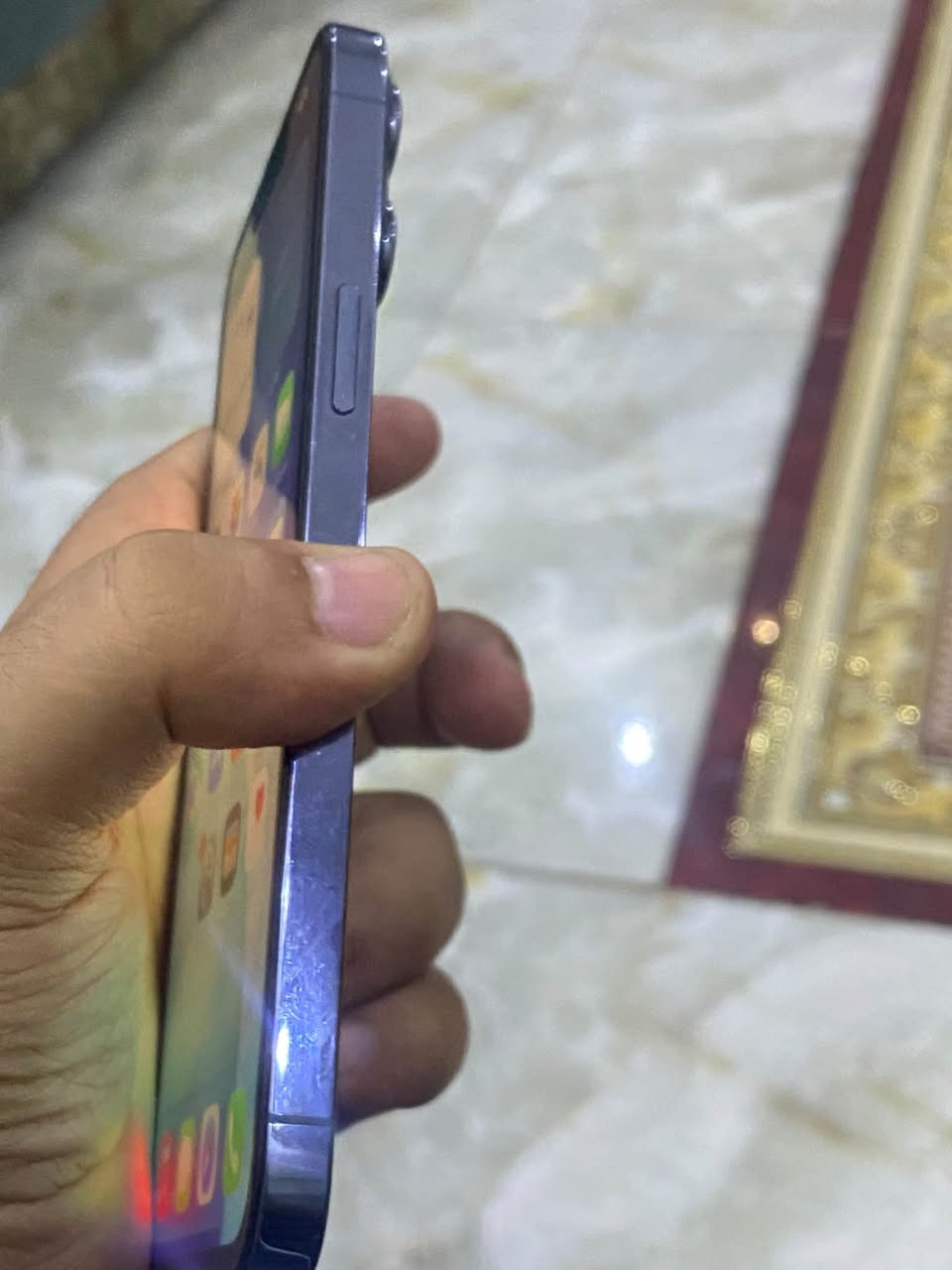آيفون ١٣ بروماكس مبدل شاشه وبطاريه جهاز نضيف كلش سعر400 مجاله حك جيه بلاش مكاني بغداد دوره 
تواصل ***********

نص مكتوب في الصور:
- حول < iPhone < 26.6.1 iPhone 13 Pro Max MLHC3ZA/A DQHFP7X6K7 الاسم إصدار iOS اسم الطراز رقم الطراز الرقم التسلسلي سجل تاريخ القطع والخدمة < الأغاني الفيديوهات الصور السعة ٢٥٦ غ.ب. متوفرة ٢٣٦,٨٢ غ.ب. F8:C3:CC:7A:6A:1D عنوان Wi-Fi F8:C3:CC:70:14:24 Bluetooth