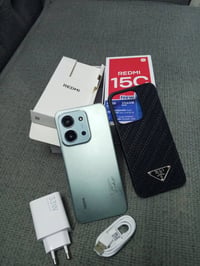 تليفون ريدمي (Redmi 15C) لونه الأخضر النعناعي المواصفات  بحجم الشاشة 6...