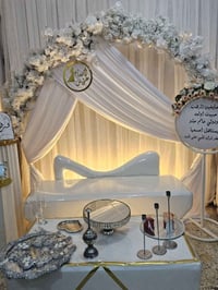 (التميز مع كوشات حسين)🕺💃 &خطوبة 💍  &حنة  👰🤵 &عرس 🤵‍♂️  *تتكون الكوشة م...