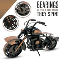 دراجة نارية ديكور بشكل مميز 🏍️ ✨ تصميم أنيق وتفاصيل حلوة ⚙️ العجلات بي...