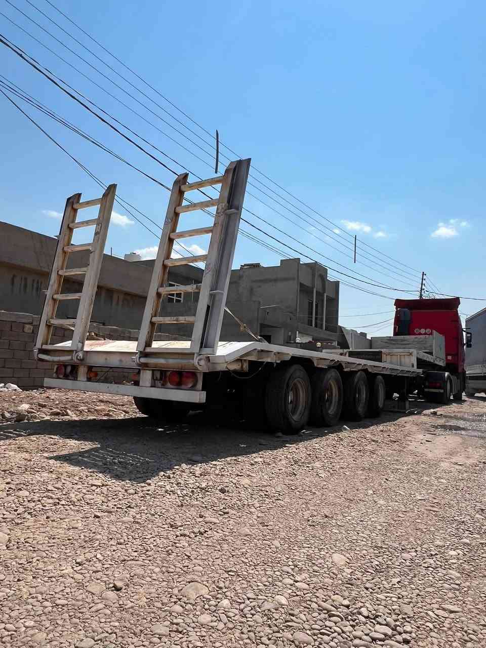 البيح لودر 4محاور دينگر 19.5تخم تاير جديد شانسي بيلادي مكفول الطول 8.5 العرذ280كامل13.5  سحر80مجال قليل مكان اربيل***********
