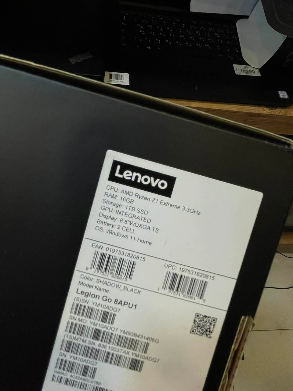 لينوفو ليجن كو 1
مواصفات 
المعالج AMD RYZEN Z1 Extreme 
الرام 16GB 
الهارد 1T
 بطاريه 94.5
نظافه 100%

السعر 870 الف 
 للاستفسار 
*********** 

متوفر توصيل لجميع محافظات العراق
