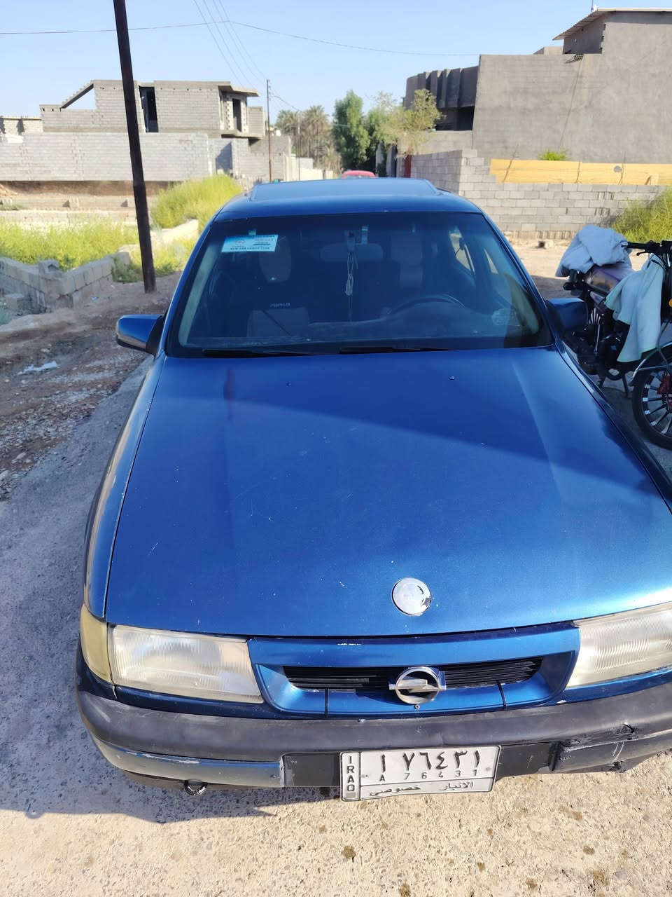 سلام عليكم اوبل فكترا للبيع موديل ٩١ رقم انبار السعر 28 وبيها مجال سياره جاهزه من كلشي صدر خلفي امامي كله جديد تخم تايرات جديد وكير ومكينه مكفولات
المكان ديالى الخالص 
الاتصال على الرقم ***********

