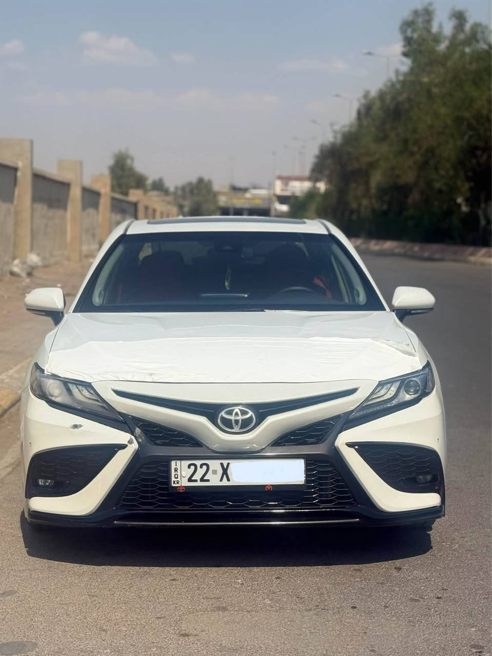 سلام عليكم 
كامري خليجي للبيع
مديل 2023seبلاص
محرك 6سلندر يعني V6
موصفات فول فول
ماشي 120كيلو متر
ضرار قبغ صندوق مبدل بدون دواخل او شبر بل بونيد مصبوغ بدون دواخل بدون ايرباك
رقم اربيل دولي
سنويه جديد  بسمي تحويل وه كال حاضر 
رادار حجر شرط 
بدون مصرف 
مكاني كركوك 
رقم موبايل ***********

سلاو هاوريان 
كامري خليجي  بو فروشتن 
موديل 2023
مكينه 6سلندر V6
موصفات بلصse
فول فول 
سپي 120هه زاره رويشتوه ليدراوه قبغ صنوقي گوراوه بي ناو گرتن له كه ل يه ك بست بونيدي صبوغ بي ناو گرتن
بي ايرباك 
رقم هه ولير 
رادار بردي كزوز بيلادي به شه رت
يه ك دينار مسرفي نيه 
شوين كه ركوك 
ژماري موبايل *********** كركوك, العراق
