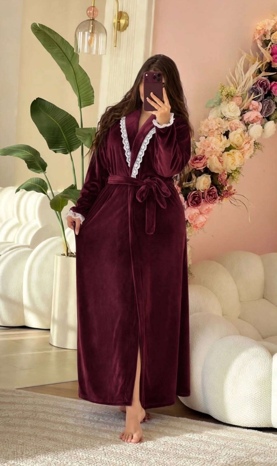 روب مخمل • اورجنال • مقاس L-3XL