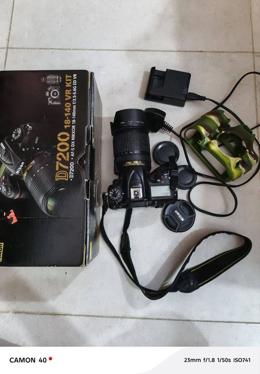 🟡للبيع كامره nikon 7200
الباب الاول ⚠️

مع عدسه  ١٨_١٤٠ 

كل ملحقاتها موجوده

 شاحنه +بطاريه+ جلاتين +قبقات +كارتونه 

مكان بابل

 السعر تواصل مع صاحب الكامره سجاد العزاوي 

او الاتصال على الرقم 

***********
