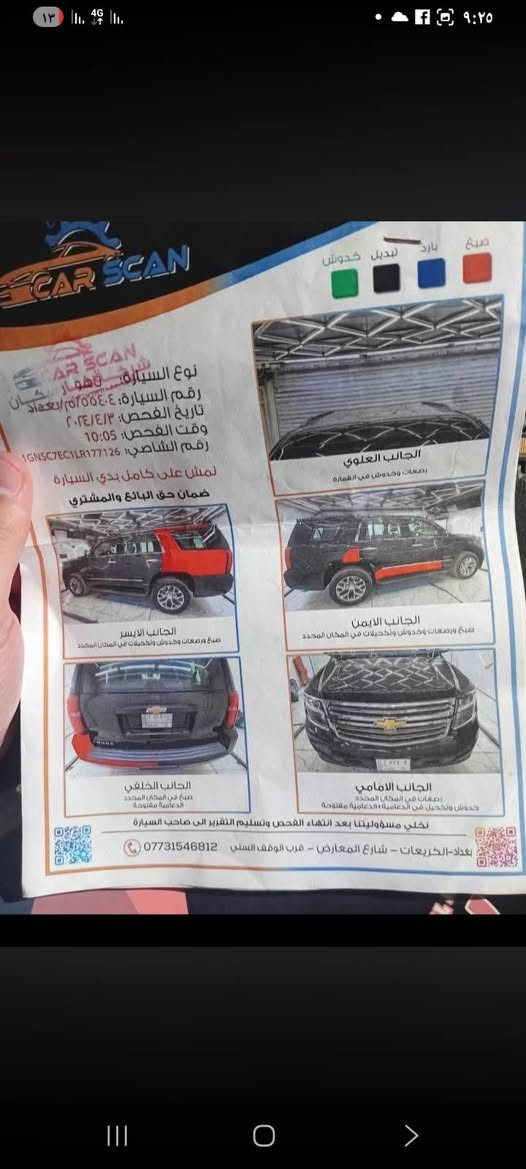 تاهو موديل ٢٠٢٠ خليجي ماشيه ١٣٠ ألف سونار داخل المنشور السعر300$المكان ميسان بأسمي السياره
***********
