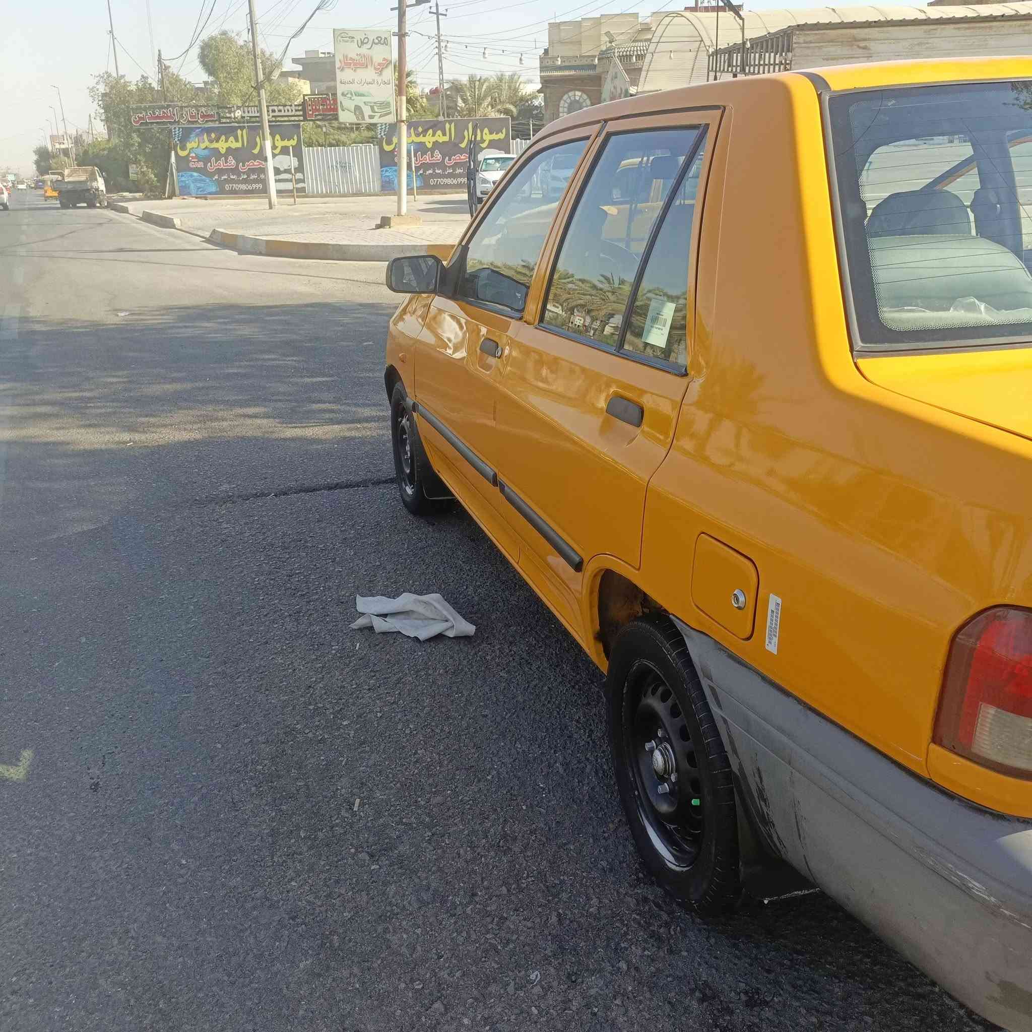 ياالله السلام عليكم سايبة 2018 سيارة كفالة عامة من كلشي جديدة كارتون وبيهة منضومة مال غاز 500 الف مسويهة آنسة صرف  رقم بغداد بسمي تحويل بنفس اليوم كفالة لا ضربة لا صبغ لا خياس سعر 53 ورقة وبيهة مجال الشراي *********** يتصل ويدلل مكاني بغداد
