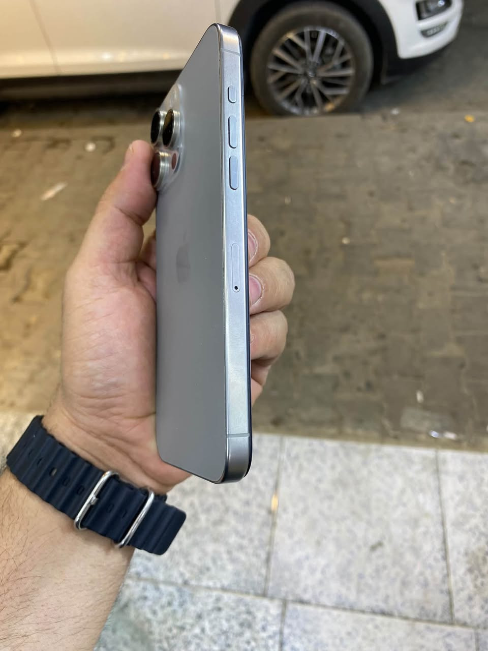 15 برو ماكس الذاكره256 البطاريه87 مستبدل شاشه وبيهه فطر الجهاز ماسترAAA السعر 675 رقمي ***********

نص مكتوب في الصور:
- ٧:٥٨
- حالة البطارية
- عادية
- تعمل بطارية iPhone هذه على النحو المتوقع. حول البطارية والضمان...
- الحد الأقصى للقدرة
- ٨٧٪
- هذا قياس لقدرة البطارية مقارنة بقدرتها عندما كانت جديدة. قد تتسبب القدرة المنخفضة بتقليل ساعات الاستخدام بين عملية الشحن والأخرى.
- عدد الدورات
- ٦٣٨
- هذا هو عدد مرات استهلاك iPhone لقدرة البطارية.
- معرفة المزيد...
- تاريخ التصنيع
- أيار ٢٠٢٤
- أول استخدام
- أيلول ٢٠٢٤
- 7:55
- حول
- الاسم
- iPhone >
- iOS إصدار
- 26.6 <
- اسم الطراز
- iPhone 15 Pro Max
- رقم الطراز
- MU793AA/A
- الرقم التسلسلي
- GVHD703G33
- سجل تاريخ القطع والخدمة
- الأغاني
- الفيديوهات
- الصور
- السعة
- ٢٥٦ غ.ب.
- متوفرة
- ٢٣٠,٨٦ غ.ب.
- عنوان Wi-Fi
- 50:B1:27:28:7F:47