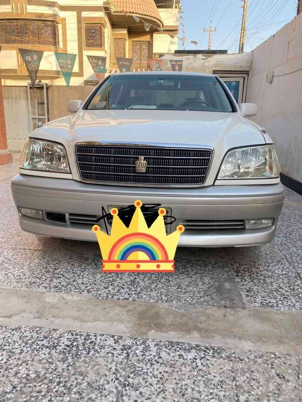 السلام عليكم ملكه كراون خضراويه  موديل 2003كرستال اصل  (كفاله عامه عراق ويابان)  فول مواصفات  قطعه نادره 
رادار   كشنات جلد تبريد خلفي وامامي ثلاجه خلفيه 
برده خلفيه تحكم بلستيرن  كل المواصفات موجوده بيها ماشيه 70 الف  مانقصها  شي كسر كارتون 
رقم بصره تسجيل جديد باسمي تحويل مباشر  
للاستفسار اتصل على الرقم ***********
