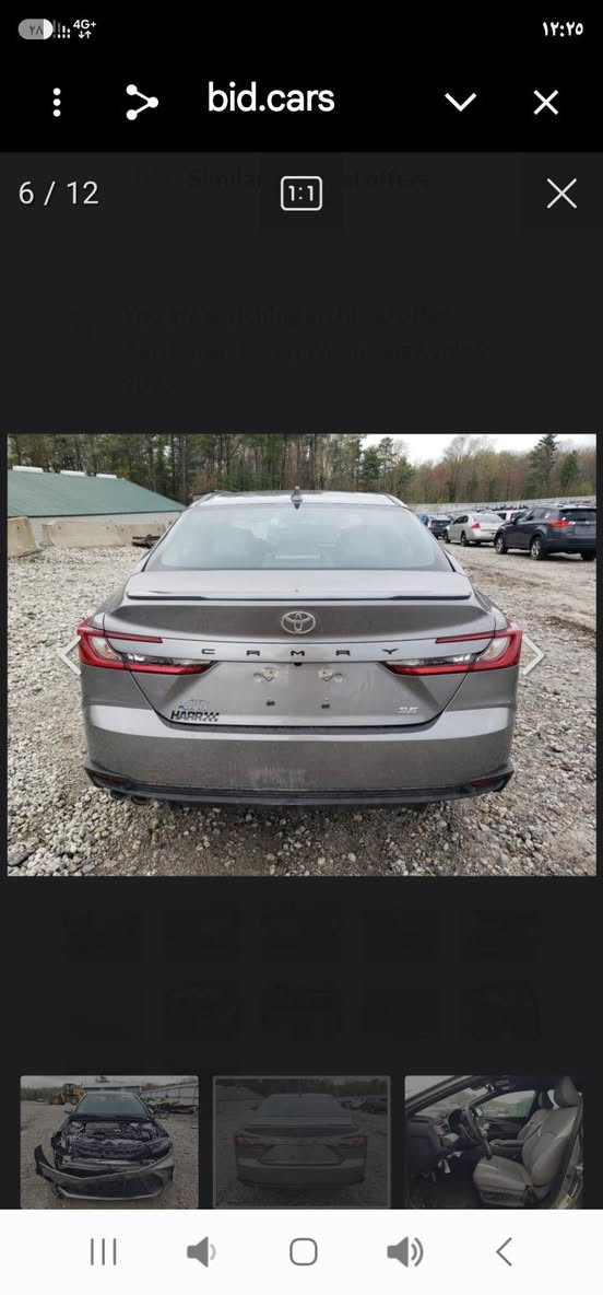 للبيع او مراوس بسيارة اقل 
🚘 Toyota Camry  

هاذ حادثهة +بل العراق نطخت الباب سايق وشديت اصلية نفس الون مطابق ١٠٠ بل ١٠٠ 

• فول مواصفات عدا فتحة سقف  

• رادارات أمامية وجوانب  

• مثبت سرعة ذكي  

• كشنات جلد  

• شاشة وكامرة  

• الأرضية مدموشة  جلد درجة اولا

السيارة استعمال مرتب ومواصفاتها حلوة 🔥  

السعر مناسب 205 والبيع جاد  

📞 اتصال / واتساب: ***********
