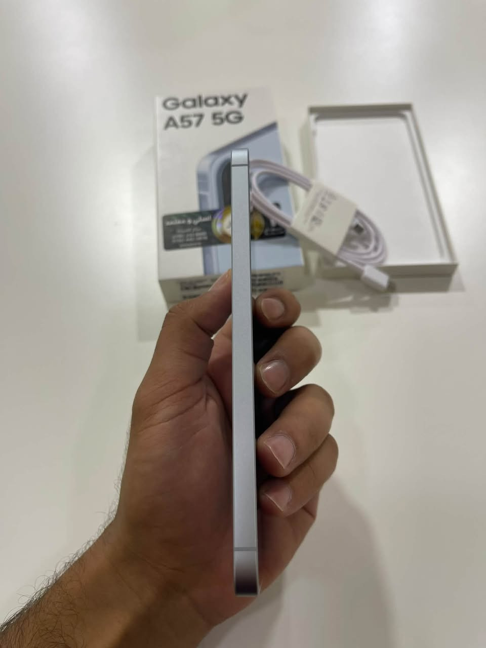Galaxy-A57 5G😍
256G👍🏻
Rom:12👌🏻

 تەنها ٢٥ رۆژە هەلپچراوە کێبڵی شەحنەکەشی هەلنەپچڕاوە💯

%100 پاکە حسابکە لۆکە👌🏻

تەنها(630,000)🔒

📞***********

