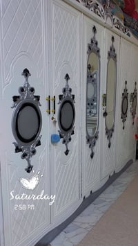 🤍 غرفة نوم للبيع غرفه عراقيه بتصميم تركي  10 قطع الغرفة بعدها نظيفه اس...