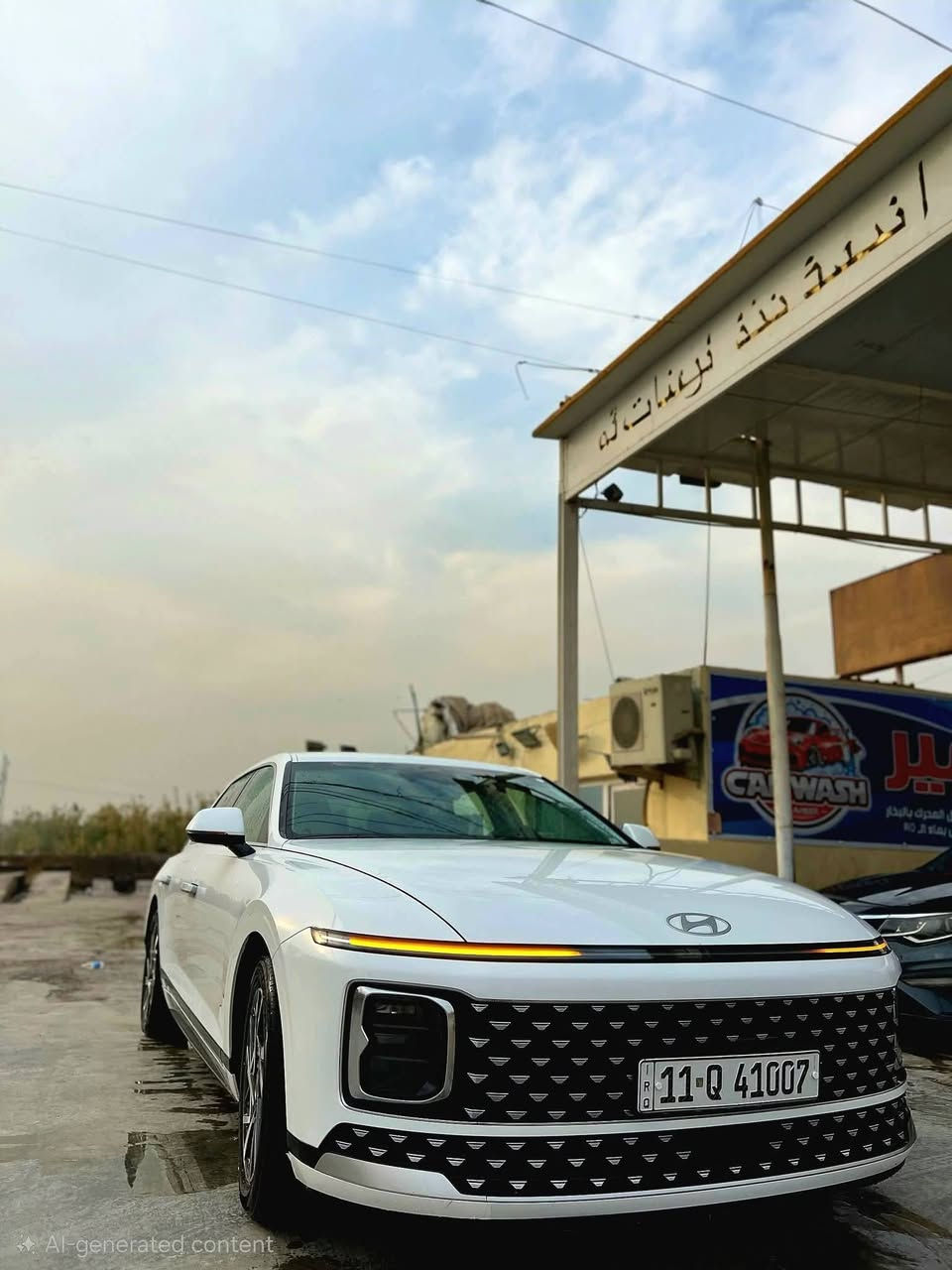 ازيرا موديل 23 شهر 12
رقم بغداد شبة مميز بأسمي تحويل ثاني يوم 
كفالة عامة عدا مكانين بارد بسيطات جدا 
سيارة نظيفة وجديدة جدا ومواصفات معروفة
ماشية 133 الف كيلو حقيقي 
مكان السيارة ديوانية 
***********

نص مكتوب في الصور:
- AI-generated content